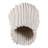 Porcelain Decorative Vase With Sculptural Rippled Design And Textured Contours For Modern Accent Display In Contemporary Decor And Artistic Centerpiece Statement For Living Room Or Entryway-1320954454