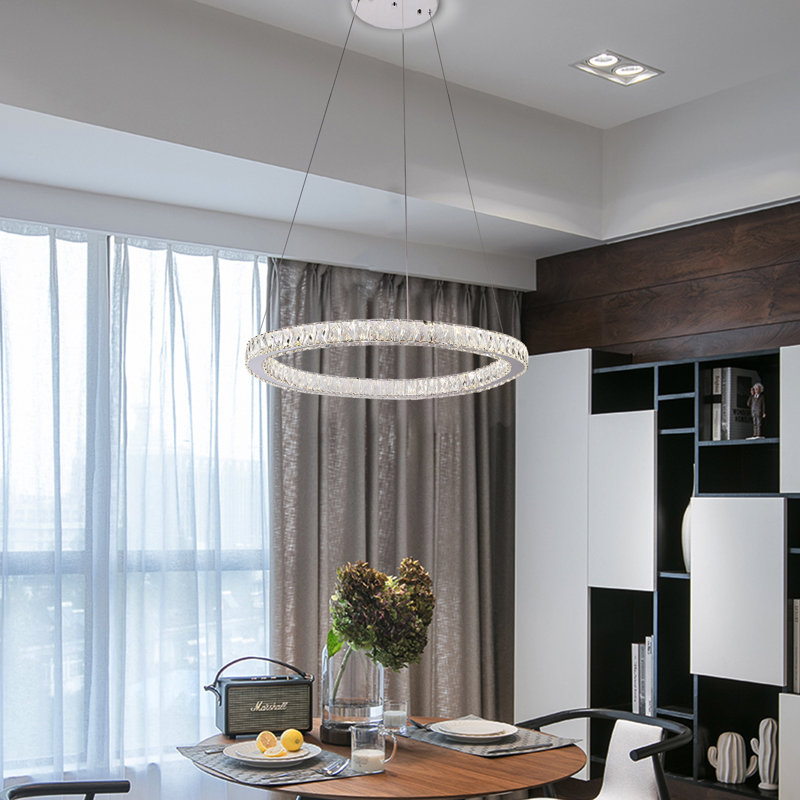 LED Wagon Wheel Chandelier