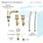 Monaco 8 in. Widespread, 2-Handle, Bathroom Faucet-51958865