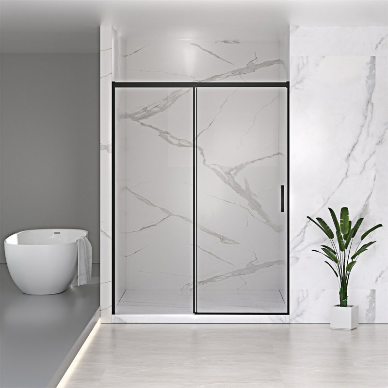 Semi-Frameless Sliding Shower Door
