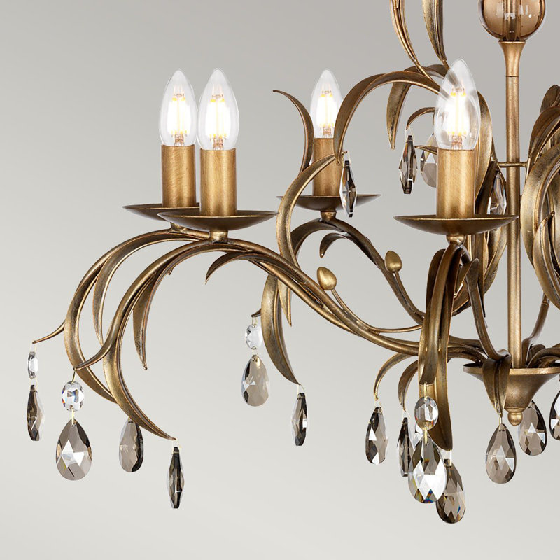 Ballycraigy 8 - Light Candle Style Chandelier
