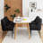 Dining Chairs (Set of 6) Mid Century Modern Kitchen Chair Comfortable Upholstered Premium Fabrics Dinner Chairs for Kitchen Dining Room-1609121238