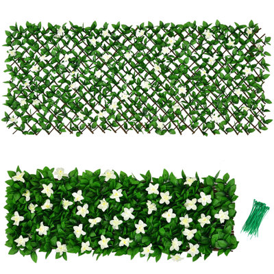 PE Faux Ivy Leaf Hedges Privacy Screen Fence by S-nova