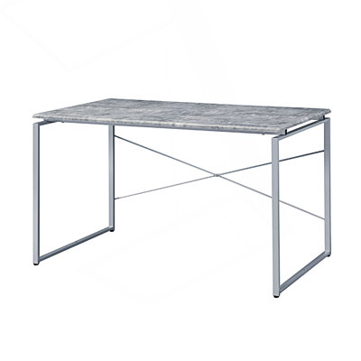 Bureau d'écriture rectangulaire en faux béton