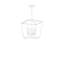 Petit lustre blanc Denison