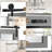 Rectangle Wood Framed Accent Wall Mirror-1452688308