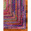 Tapis multicolore en coton tressé à la main Munford-804267455