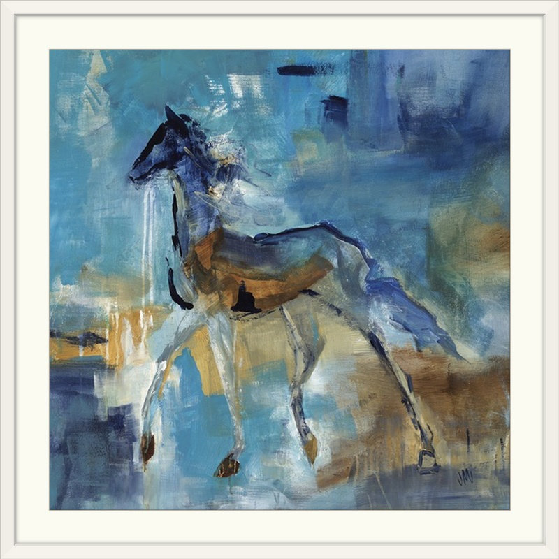 'rênes Lâches I Par Jodi Maas Peinture Impression, 16" H x 16" L x 1.5" D, Toile