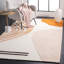 Tapis ivoire / rouille en laine fait à la main Felipe-70712380