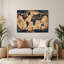 Art mural en métal brun-831023323