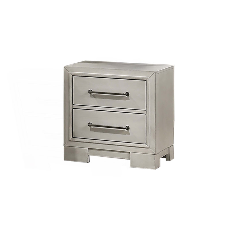Table de chevet 1pc avec pieds carrés