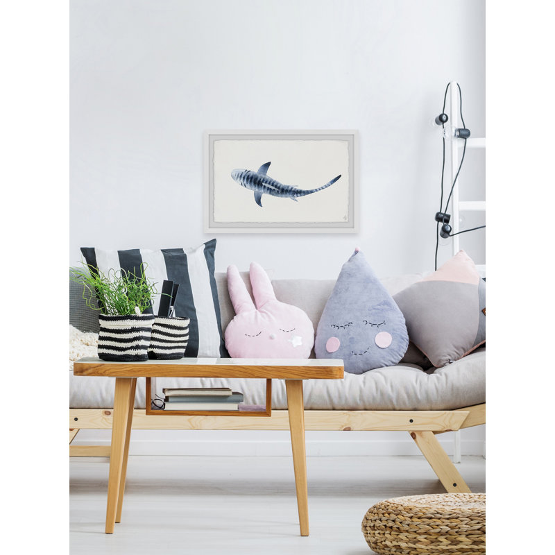 «Citlali Striped Shark», reproduction encadrée, H 24 po x l 36 po x P 1,5 po