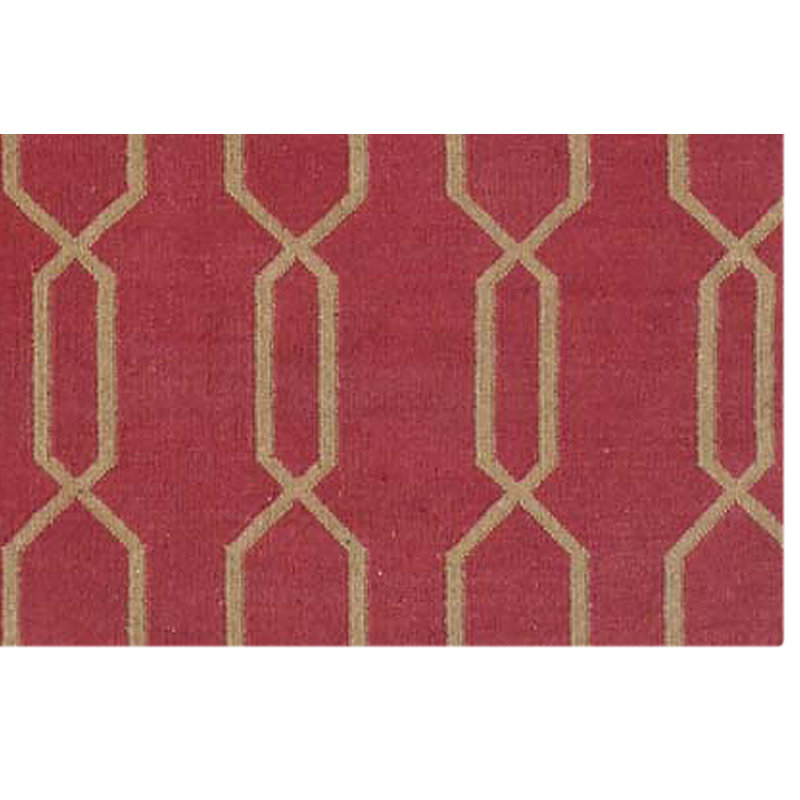 Rectangle 140 cm x 200 cm Hand Woven Kilim