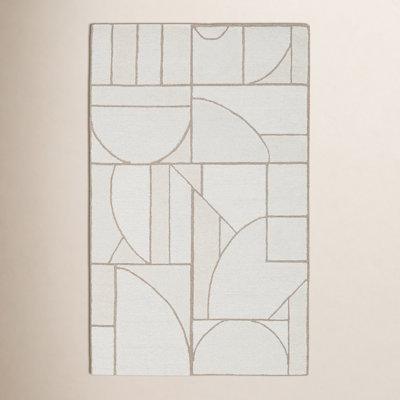 Helaine Hand-Tufted Abstract Wool Rug