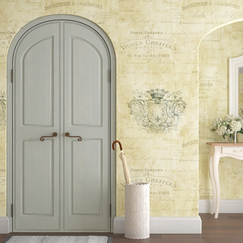 Rouleau de papier peint L 33 pi x l 20,5 po Santamaria, Olive