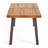 Fascinating Modern Industrial Dining Table With Wood Surface And Powder-coated Metal Support, Weather-, 69" H X 31.82" W 29.7" H, 59.84 Lb Classy Design Plank Top Base,