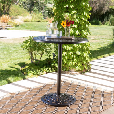 Richwood Round Metal Outdoor Bar Table
