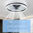Draquan Ceiling Fan with LED Lights-1837668311