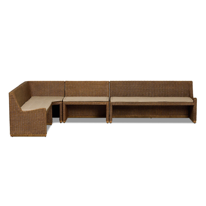 Senna Dining Banquette L Shape 144"-Left, 32.5" H x 144.75" W x 83.25" D
