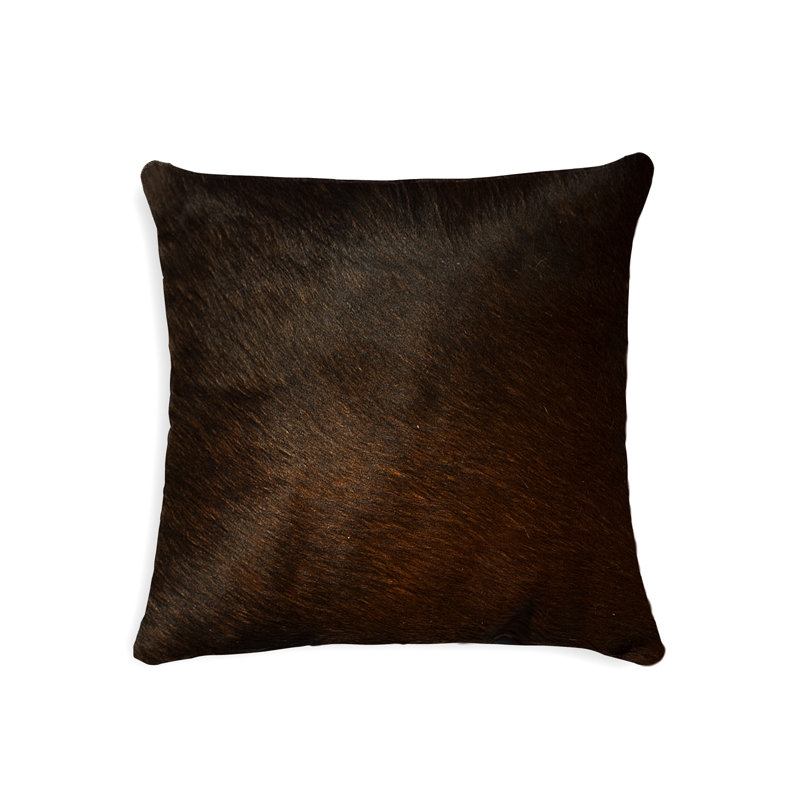 Throw Pillow, Chocolate, 18" H x 18" W