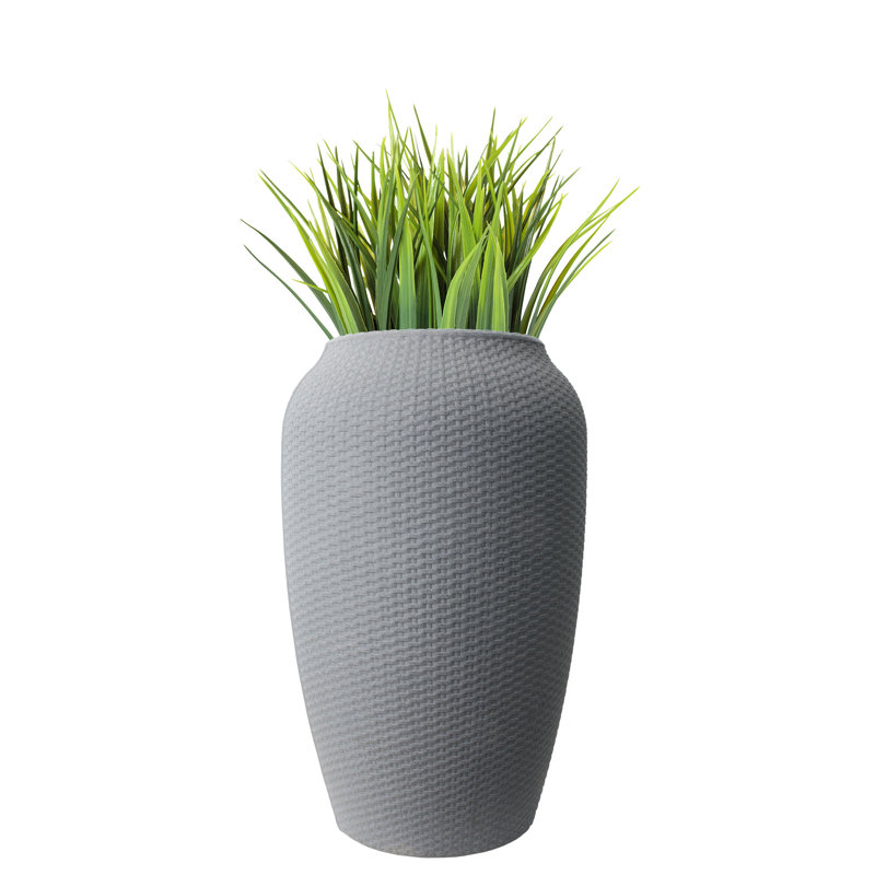 Wicker Planter, 28" H x 17.5" W x 17.5" D, Brown