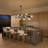 17-Light Dimmable Modern Chandelier Bubble Chandelier Linear Chandelier For Dinning Room
