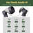 Watering 9 Spray Pattern Garden Hose Nozzle-100547316