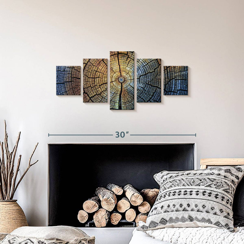 Tree Trunk Pattern, 12" H x 29" W