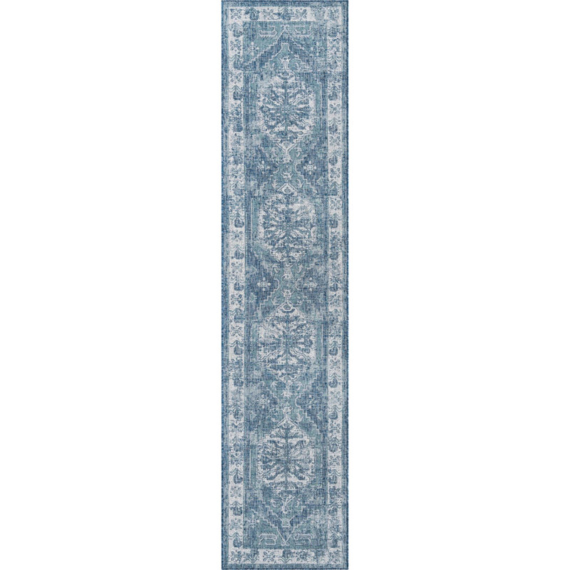Outdoor Nile Area Rug Tidal Color, Runner 2'7" x 10'