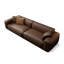 Coussin de canapé modulaire en cuir véritable Coffee-542556756-542556757-542556758