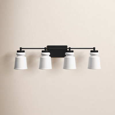 Luminaire pour meuble-lavabo de salle de bain 4 lumières Meridian