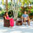 Jacinta 2 - Person Wicker Outdoor Seating Group with Table and Weather Resistant Cushions-451307024