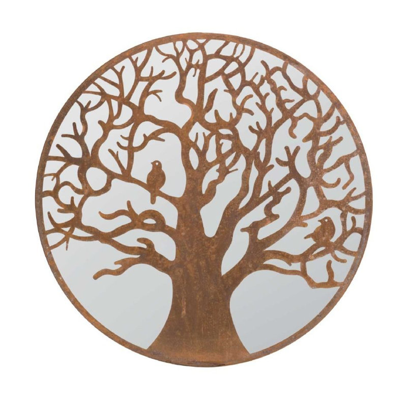 Eko Wood Flat Wall Mirror