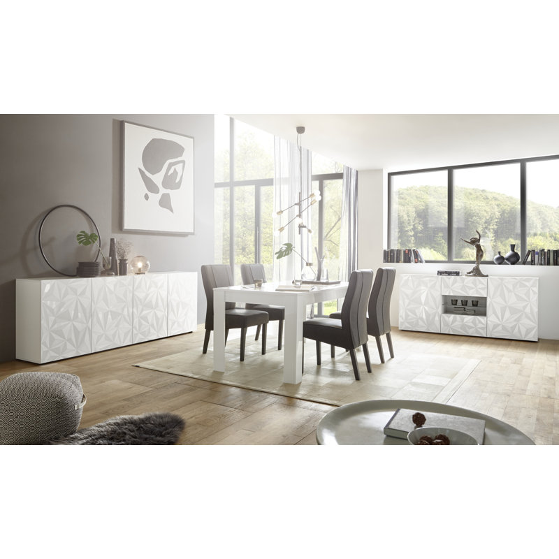 Bromborough 241 Cm Wide Sideboard, White