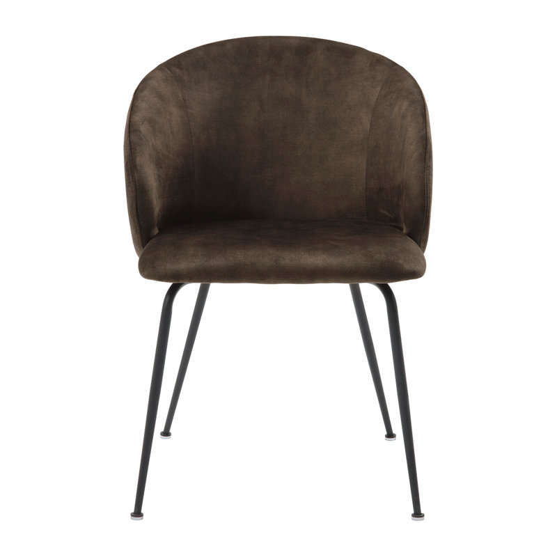 Ensemble de chaises d'appoint en velours 2 pièces, Beige