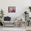 «Ba-449-Floater Vivid Cat», peinture encadrée sur toile par Image World-96114542-96114544