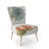 Floral Orange Polyester Blend 2 selected