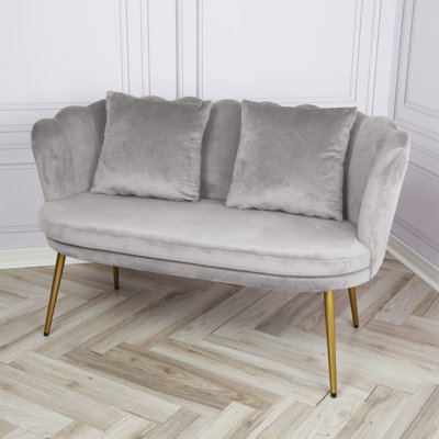 Alfaro 2 Seater Velvet Loveseat