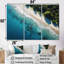 Plage relaxante vue aérienne I - plage, art mural-1282915861-1282915866