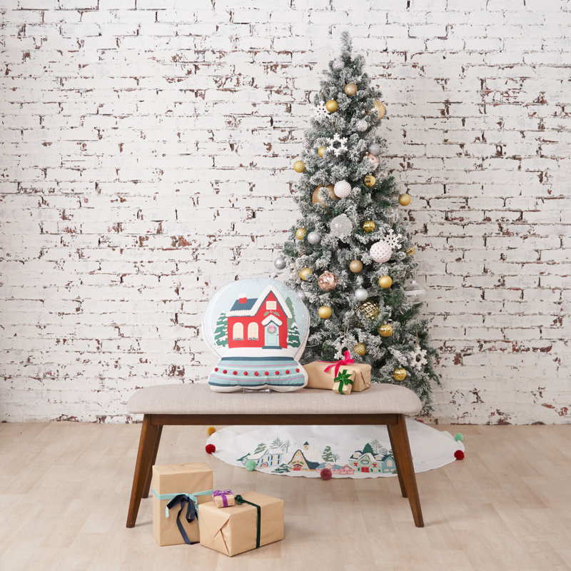 Coussin 16 "x 18" Village Wonderland