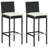 Patio Bar Set Outdoor Table and Chair Set with Cushions Poly Rattan-1778967237-1778967234-1757093774