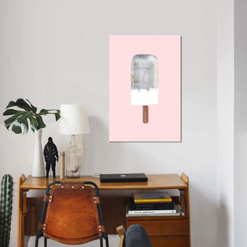 «Concrete Popsicle», impression sur toile tendue, H 26 po x l 18 po x P 1,5 po, Pas de tapis, Toile tendue
