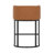 26" Upholstered Counter Stool with Metal Frame-123103712