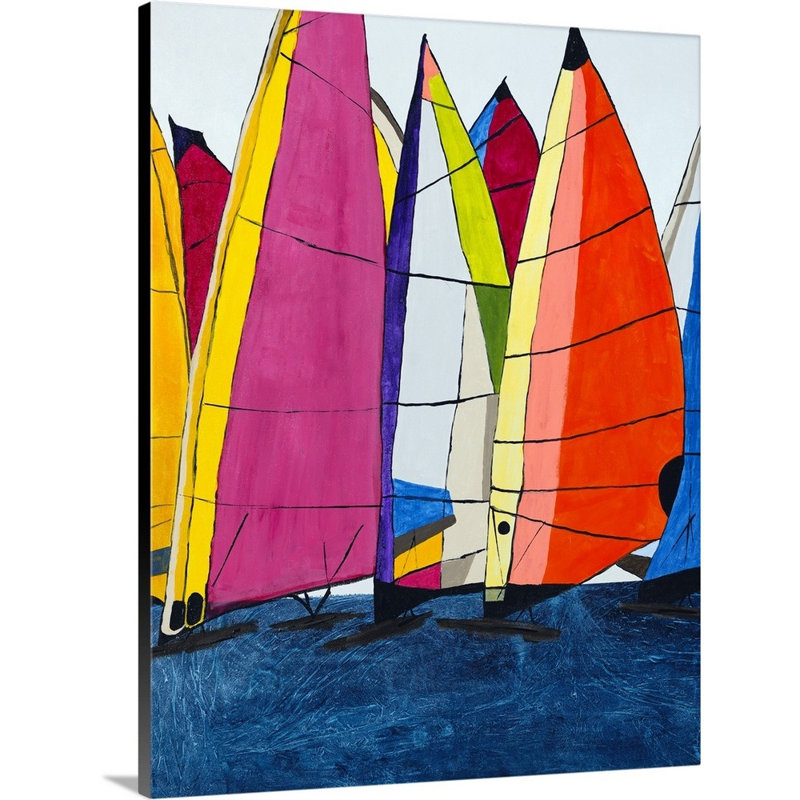 « racing the wind ii », peinture sur toile, H 40 po x l 30 po x p 1,25 po, Toile tendue