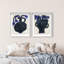 Indigo Vases Set Shadowbox Floral & Botanical Print by Oliver Gal, Black Frame, 16 x 20-130729496-138238792