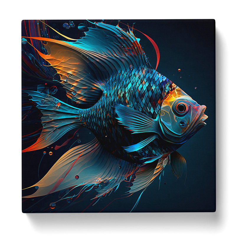 Fish Abstract Art No.1 - Print