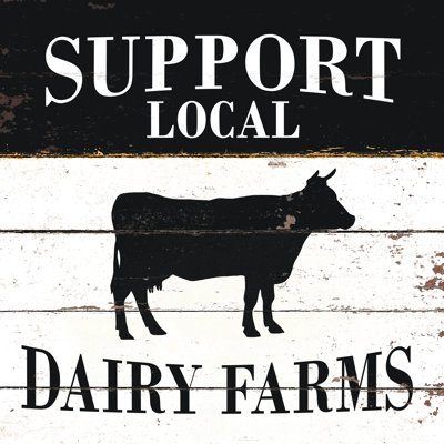 Local Dairy Farmers - Wrapped Canvas Print