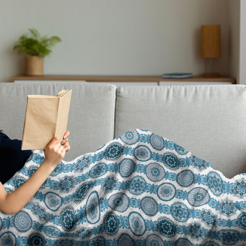 Hand Woven Throw Blanket, 60" x 80"