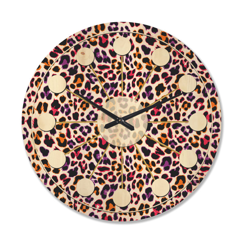 Horloge murale Leopard, Très grand