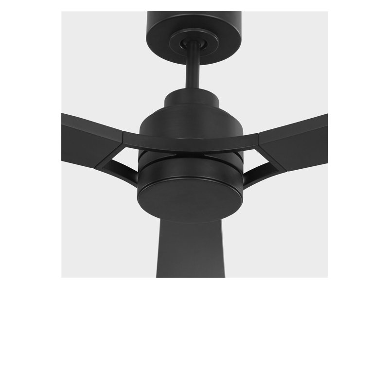 Trillium Smart 60 LED Ceiling Fan, Midnight Black, Midnight Black